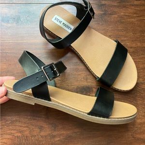 Steve Madden Black Tesa Slingback Sandal a women’s size 10